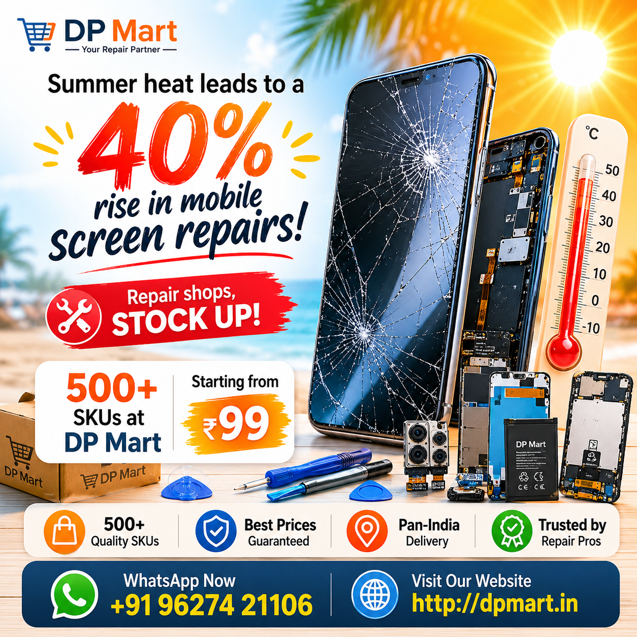 Beat the Summer Repair Rush with DP Mart!