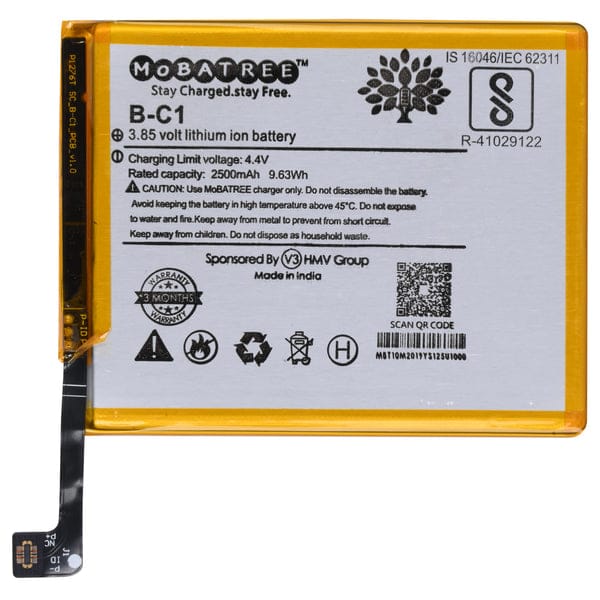 Vivo Y53 B-C1 Battery 100% Care Original