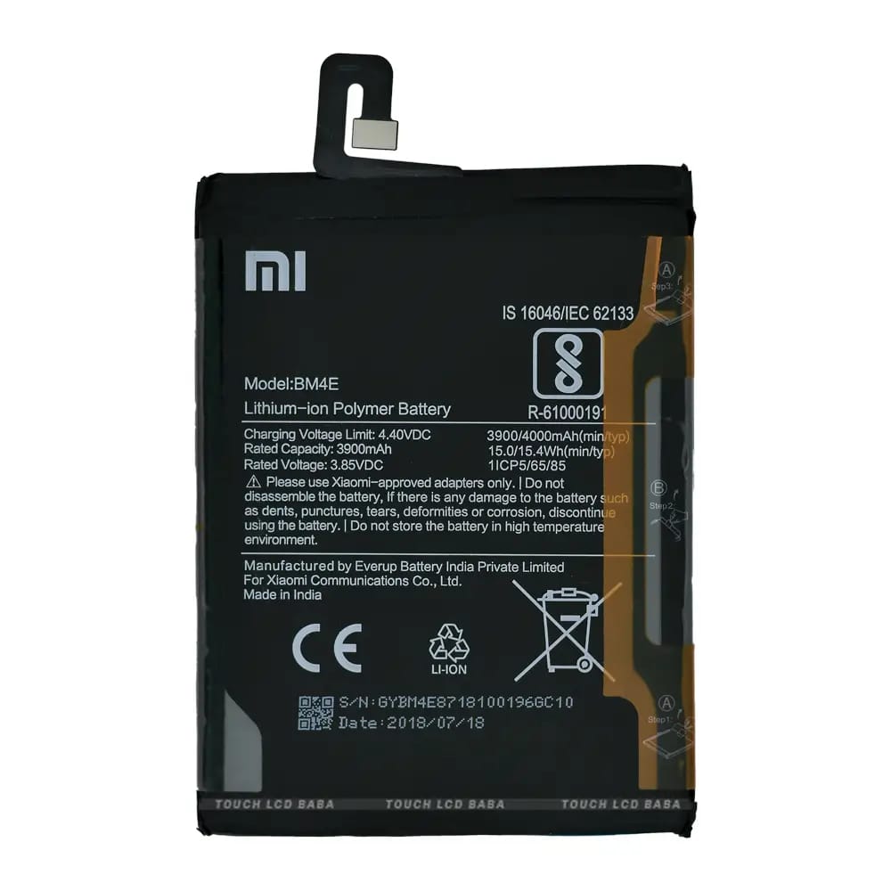 Mi Poco F1 BM4E Battery 100% Care Original