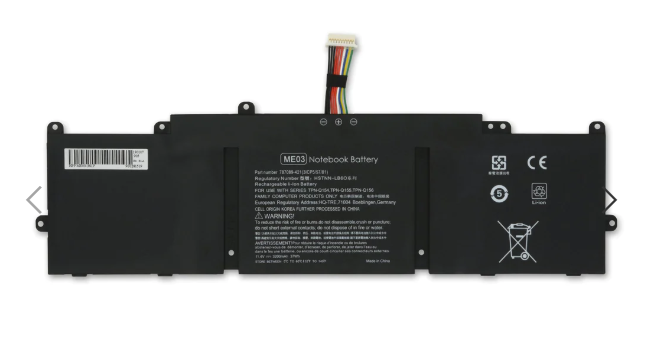 HP Laptop Battery 2300mAh, 3-Cell High Quality Compatible for HP ME03XL – HSTNN-UB6M, 787089-541 Laptop