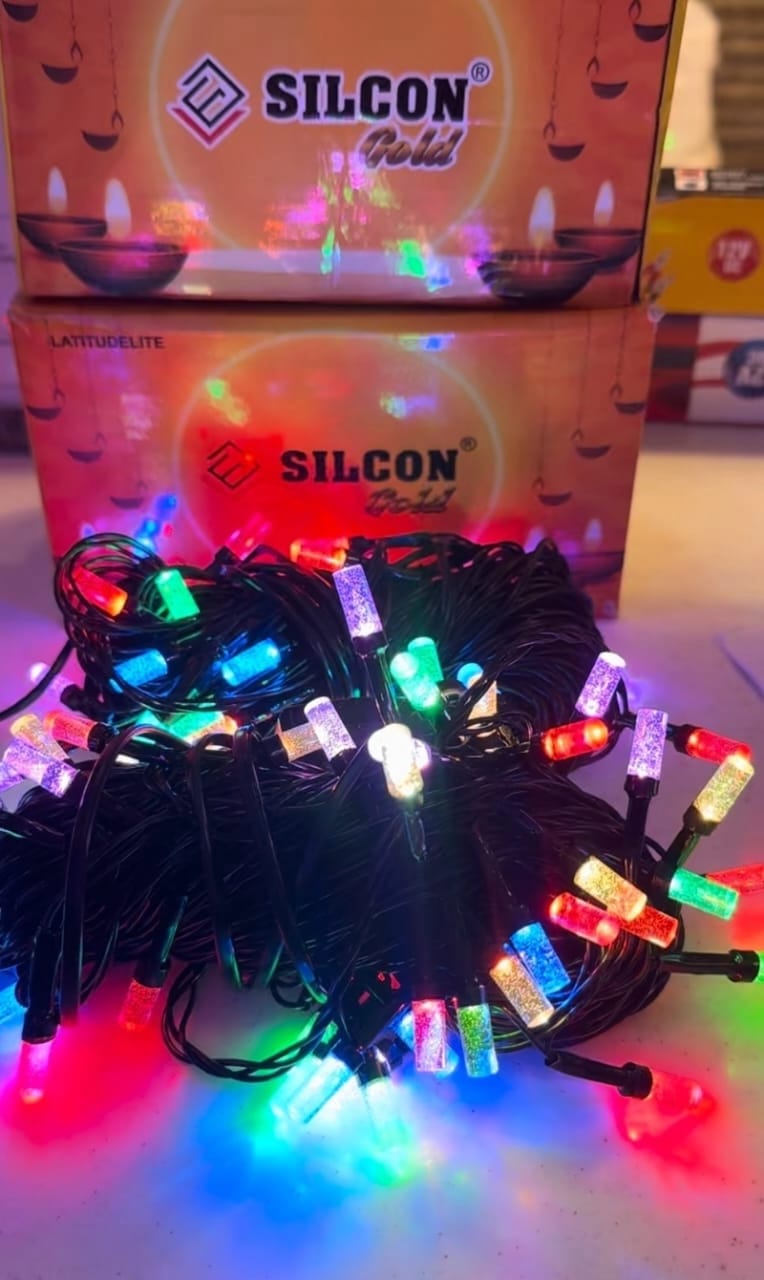 8mm Cylinder Bubble 3 wire String Light